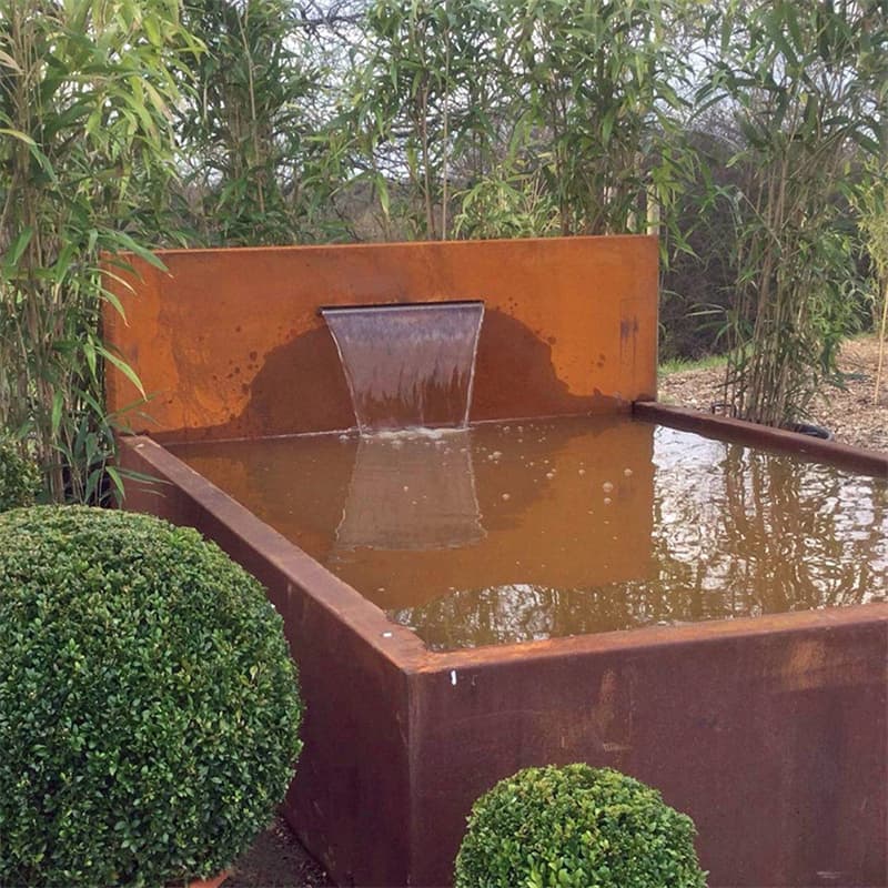 Rustic Style Corten Water Feature Ideas Manufacturer